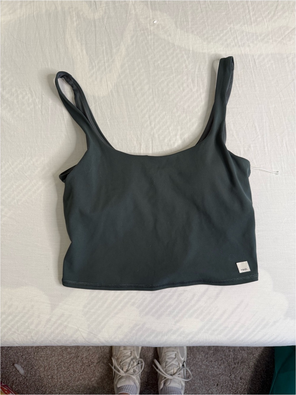 Vuori green Cropped Tank Top